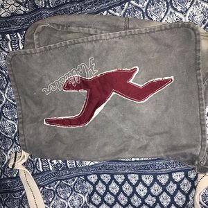 Hollister gray side bag